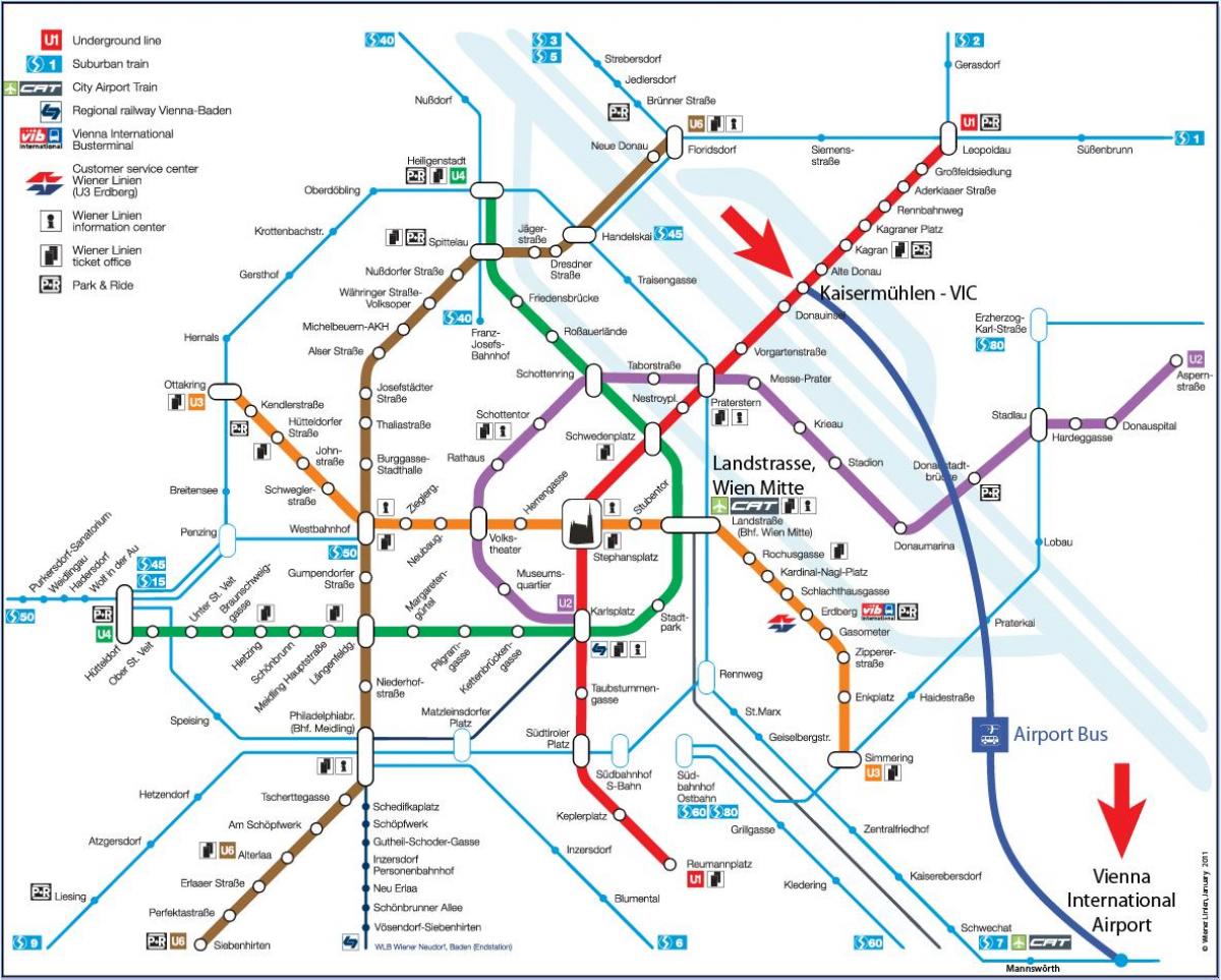 Wien bus mappa