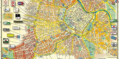 Vienna Austria mappa della città