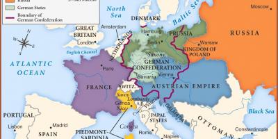 Vienna Austria mappa del mondo