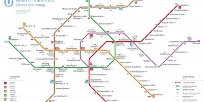 Mappa di Vienna metro app