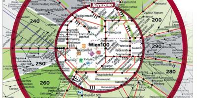 Wien 100 zona mappa