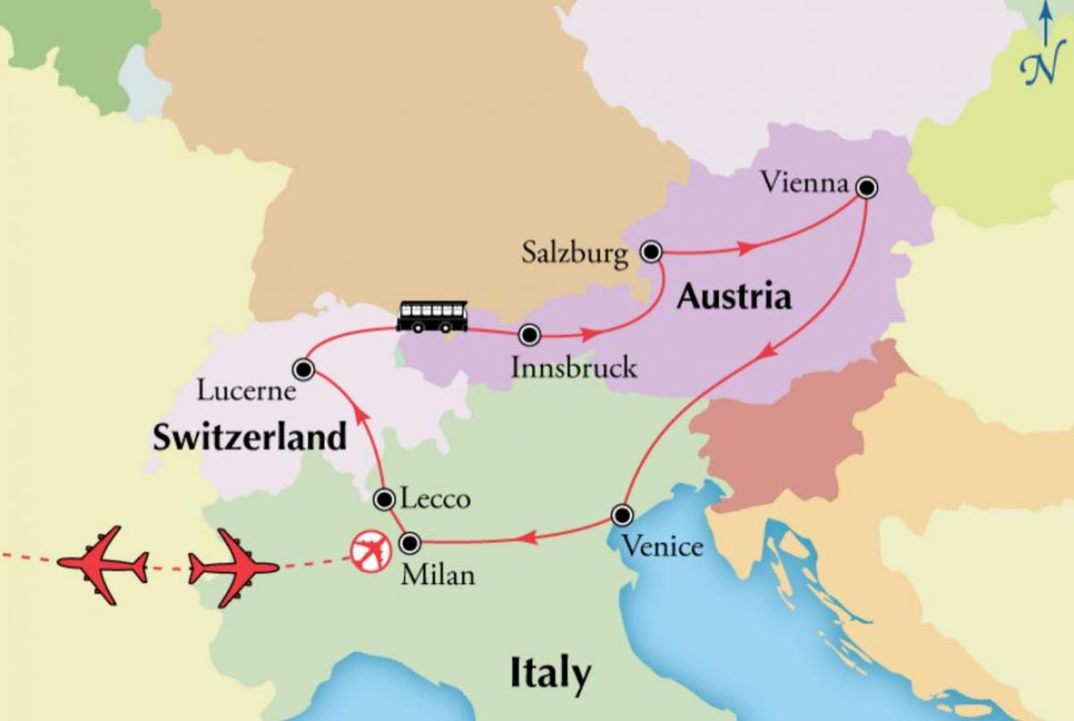 Mappa di Vienna ... 