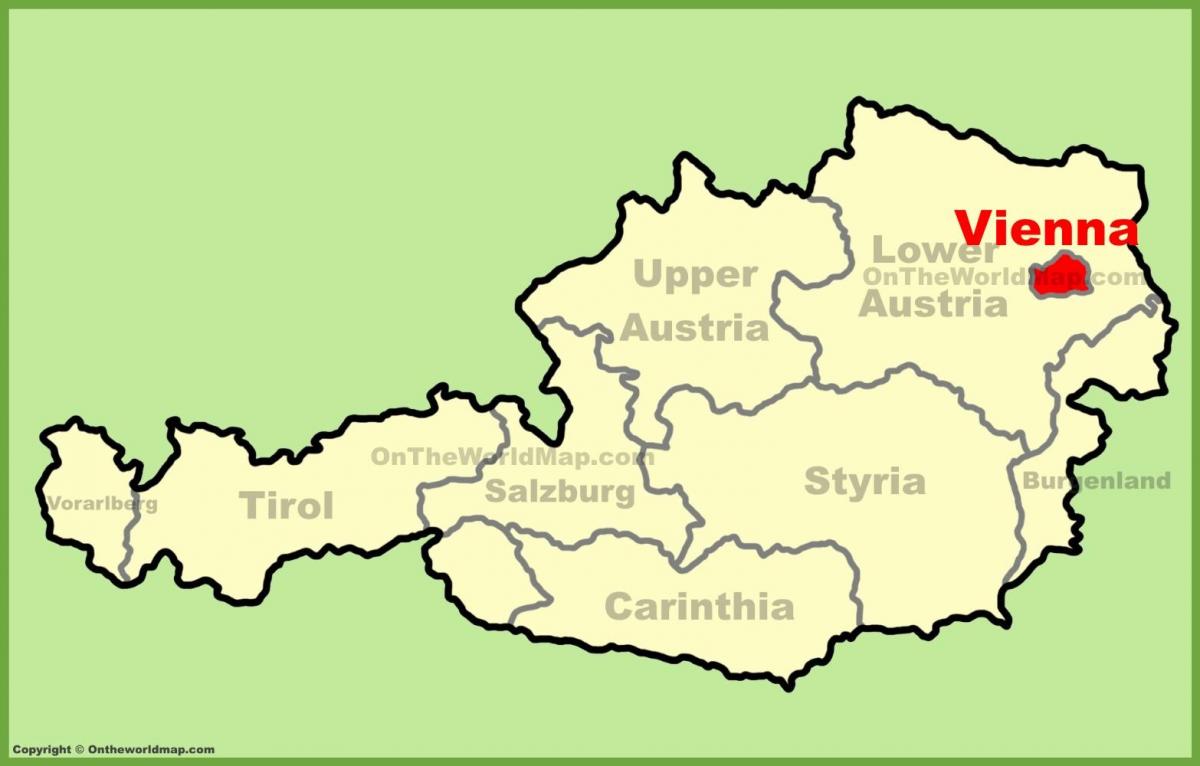 Wien Austria mappa