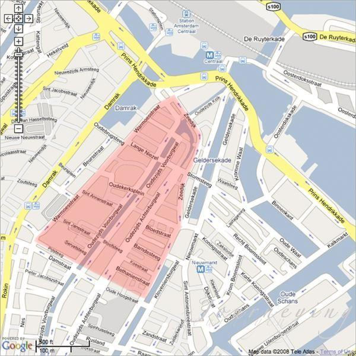 Mappa di Vienna quartiere a luci rosse