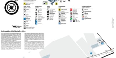 L'aeroporto di Vienna partenze mappa