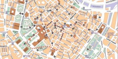 Mappa di Vienna della città offline
