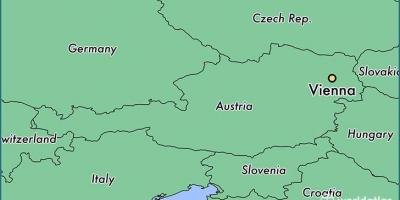 Vienna nella mappa